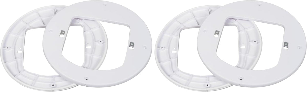 PetSafe Installation Adapter, Mounting Adapter for Installation of PetSafe Microchip Cat Flap and Manual Cat Flap, for Glass, Walls and Metal Doors, White (Pack of 2)