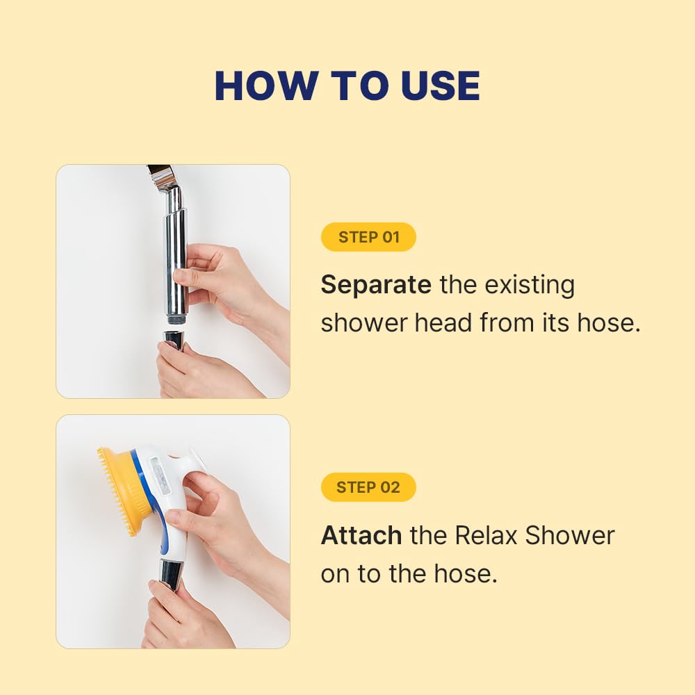 PETHROOM Shower Sprayer Attachment for Dogs & Cats with Massage Bath Brush