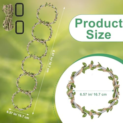 Snake Climbing Rings for Ball Python, 6 Rings