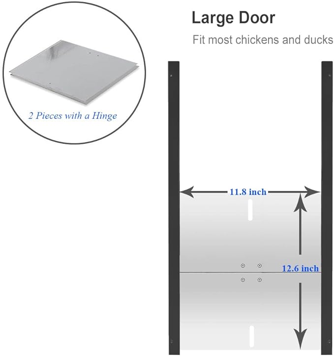 JVR Automatic Chicken Coop Smart Door Compatible - Image 6