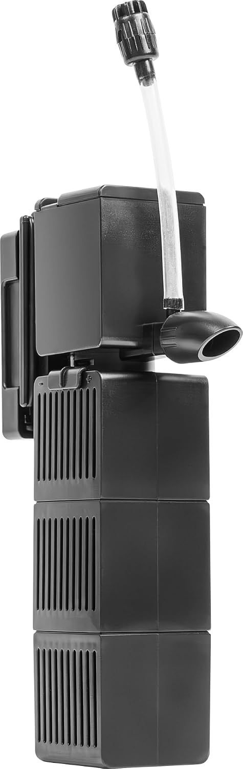Sicce Shark Pro Nano 320 Internal 85 GPH Aquarium Power Filter up to 20 Gallon Aquariums | Quiet Spray Bar Mini Fish Turtle Pond Tank