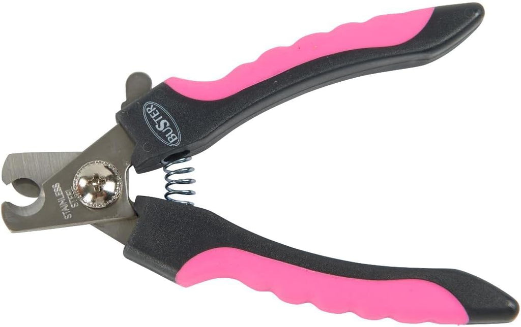 Kruuse Buster Professional Dog Nail Clipper – Small Size – Safe & Easy Pet Nail Trimmer for Small Dogs & Cats – Sharp Stainless Steel Blades, Non-Slip Handle, Safety Guard – Vet-Recommended