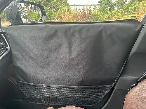Dog Car Door Protector - Waterproof, Durable 600D Oxford Cover with Anti-Scratch Guard - 29" x 22" - 2 Pack