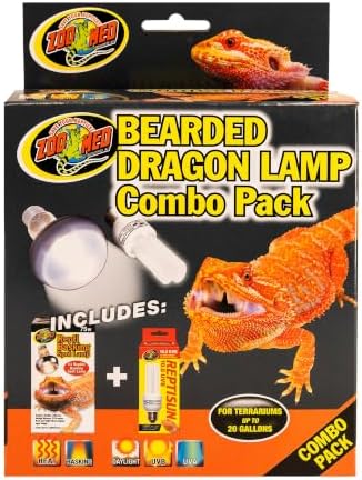 Zoo Med Bearded Dragon Lamp Combo Pack Pack of 2 Bulbs