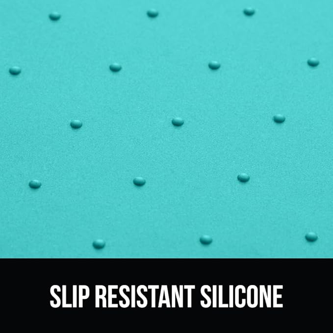 GORILLA GRIP 100% Waterproof Raised Edge BPA Free Silicone Pet Feeding Mat - Image 4
