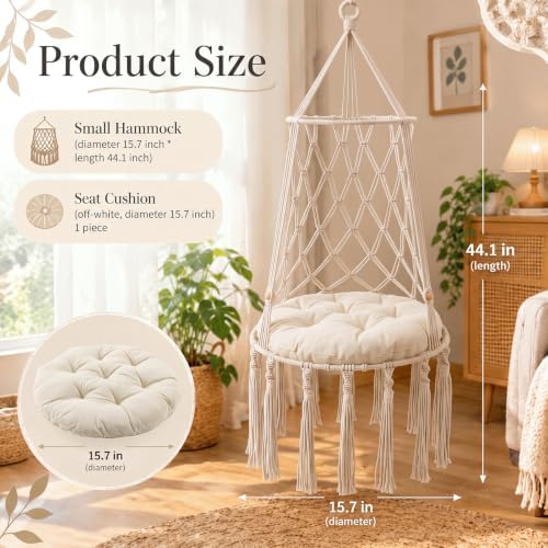 Briwooody Extra-large 2 Pcs Cat Hammock Hanging Cat Bed with Thick Cushion