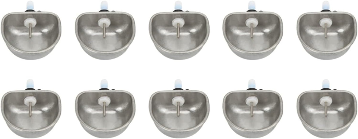 Rabbit Drinking Water Bowl, 10PCS Nipple Drinker Feeder Pet Cage