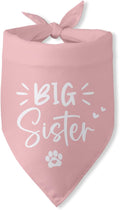 Big Sister Dog Bandana Pregnancy Announcement Gender Reveal Baby Announcement by PwrlveiutforYou