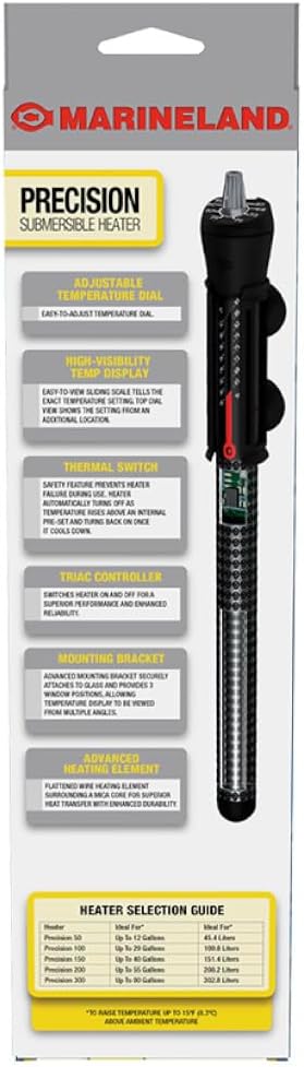 Marineland 150W Precision Submersible Aquarium Heater