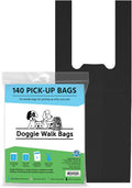 Tie Handle Dog Waste Bags, Black Unscented, 140