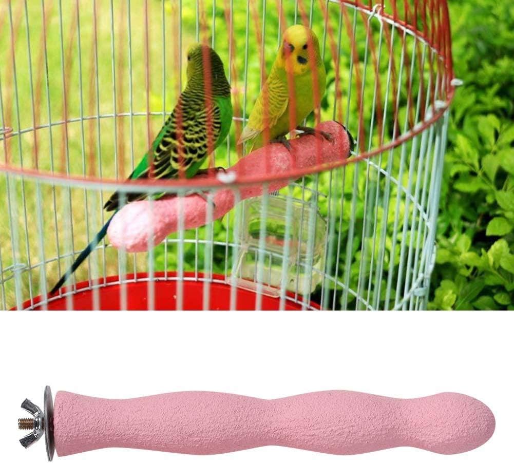 Help Birds Exercise Predation Ability, Parrot Perch Stand Toy Cage Bird Cage Perch Toy Grinding Stick Accessories Toy for Cockatiels, Cockatoo, Lorikeet, Conure, Parakeet Chewing