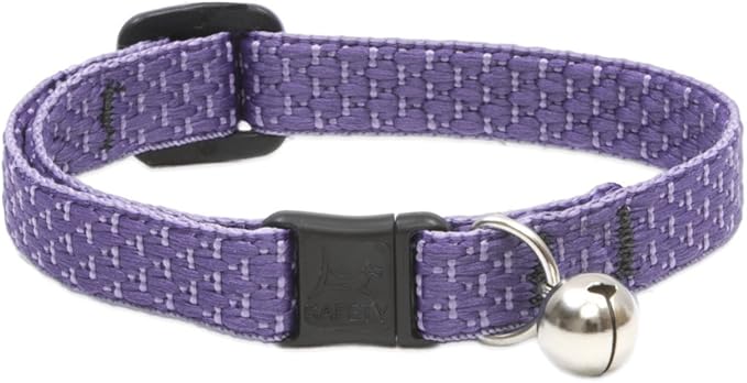 LupinePet Eco 1/2" Lilac Cat Safety Collar by LupinePet