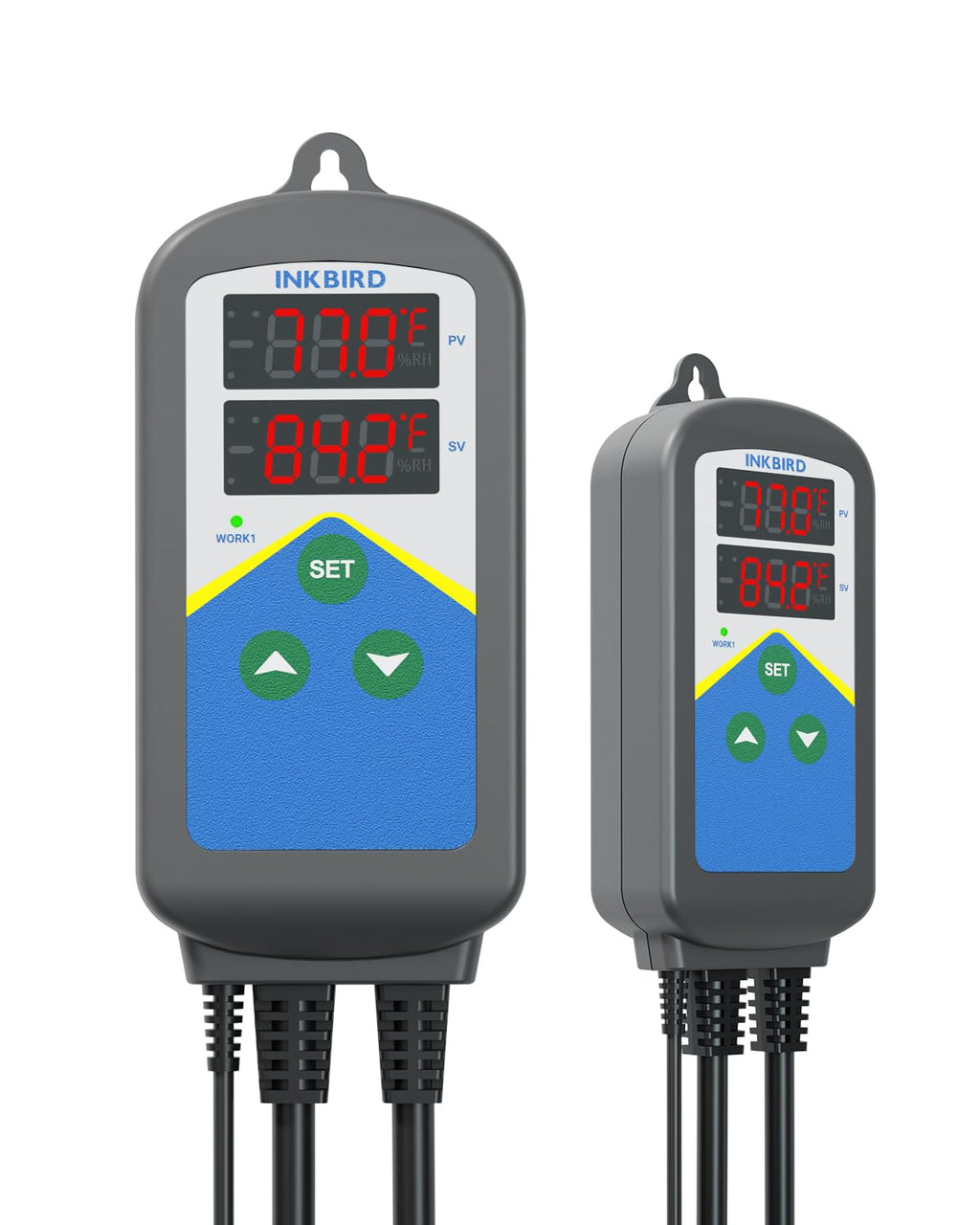 Inkbird Aquarium Heater with Probe Thermostat Fish Ornamental Shrimp Reef Tanks 24 Hours Double Time with Day Night Automatic Temperature Controller