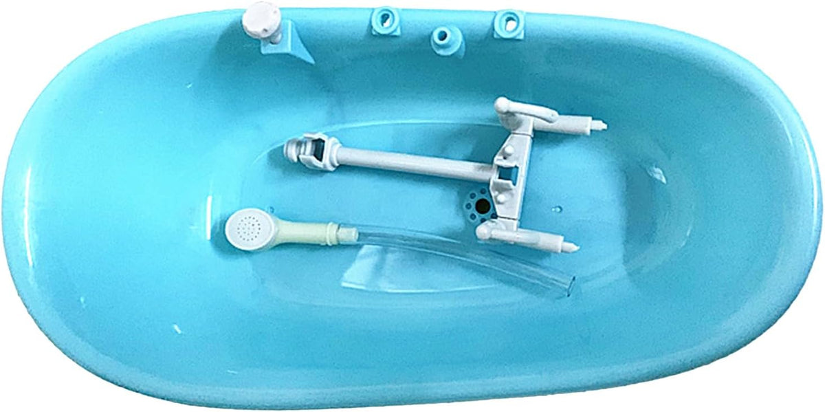 Intelligent Spray Water Bird Bath Bowl Parrots Bathtub Bath Shower Cage Accessory for Birds Parrot Cockatiel Lovebirds Blue