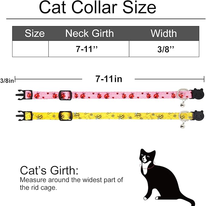 Cat Collar, 2 Pack Breakaway Collar - Image 4