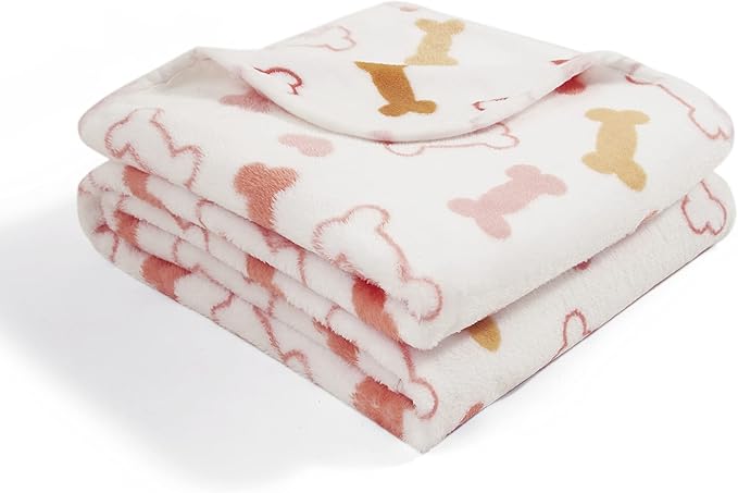 Allisandro Luxurious Dog Blanket, 350 GSM Super Fuzzy Microplush Fleece Pet by ALLISANDRO