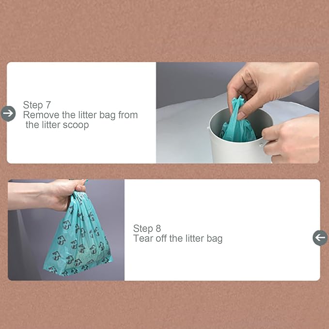 Cat Litter Scoop with Integrated Detachable Deep Shovel – Leakproof Pooper - Image 6