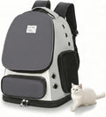 Cat Backpack Carrier, TSA Airline Approved Pet Travel Bag by GixDix