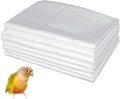 50Pcs Disposable Bird Cage Liner, Plastic Parrot Birdcage