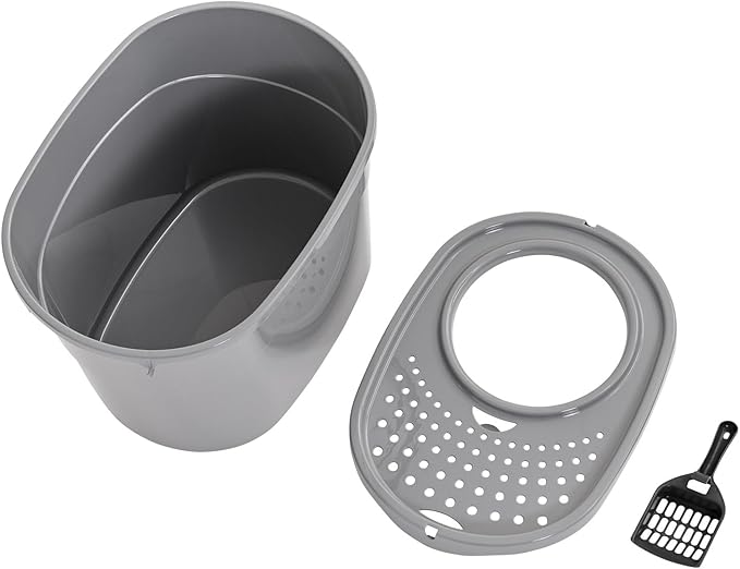 Amazon Basics Large Cat Litter Box - Image 9