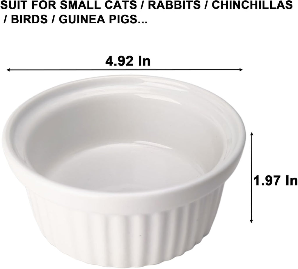 Ceramic Hanging Pet Bowl Bird Cage Feeder