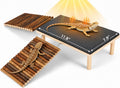 Bearded Dragon Basking Platform with 2 Wooden Climbing Ramp