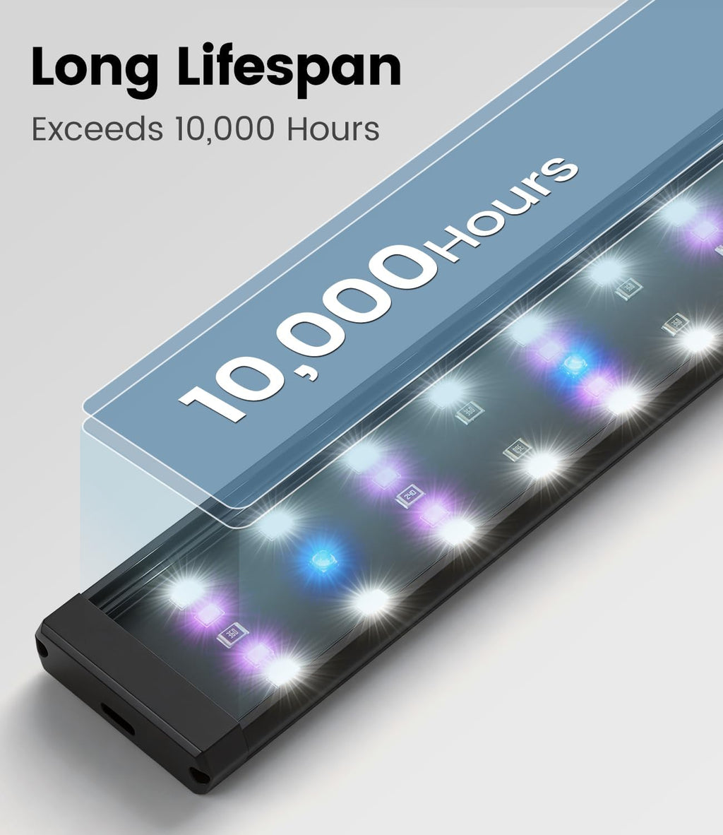 UVB Light for Reptiles with Timer, 10.0 UVB for Turtle, Bearded Dragon
