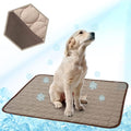 Washable Dog Cooling Mat Ice Silk Cooling Mat by Unknown