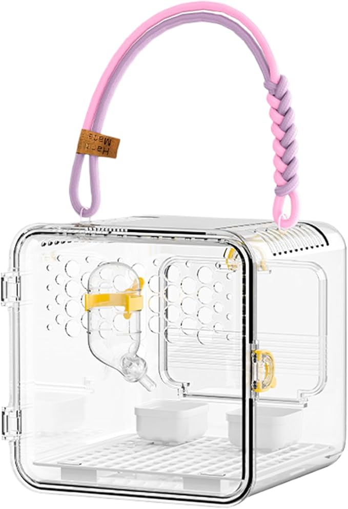 Bird Carrier - Portable Clear Cage - Image 4