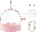 Clear Pet Carrier Travel Cage by Unknown