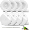 8Pcs Gravity Pet Water Fountain Filters, Automatic Pet Waterer Replacement by BAOFUM