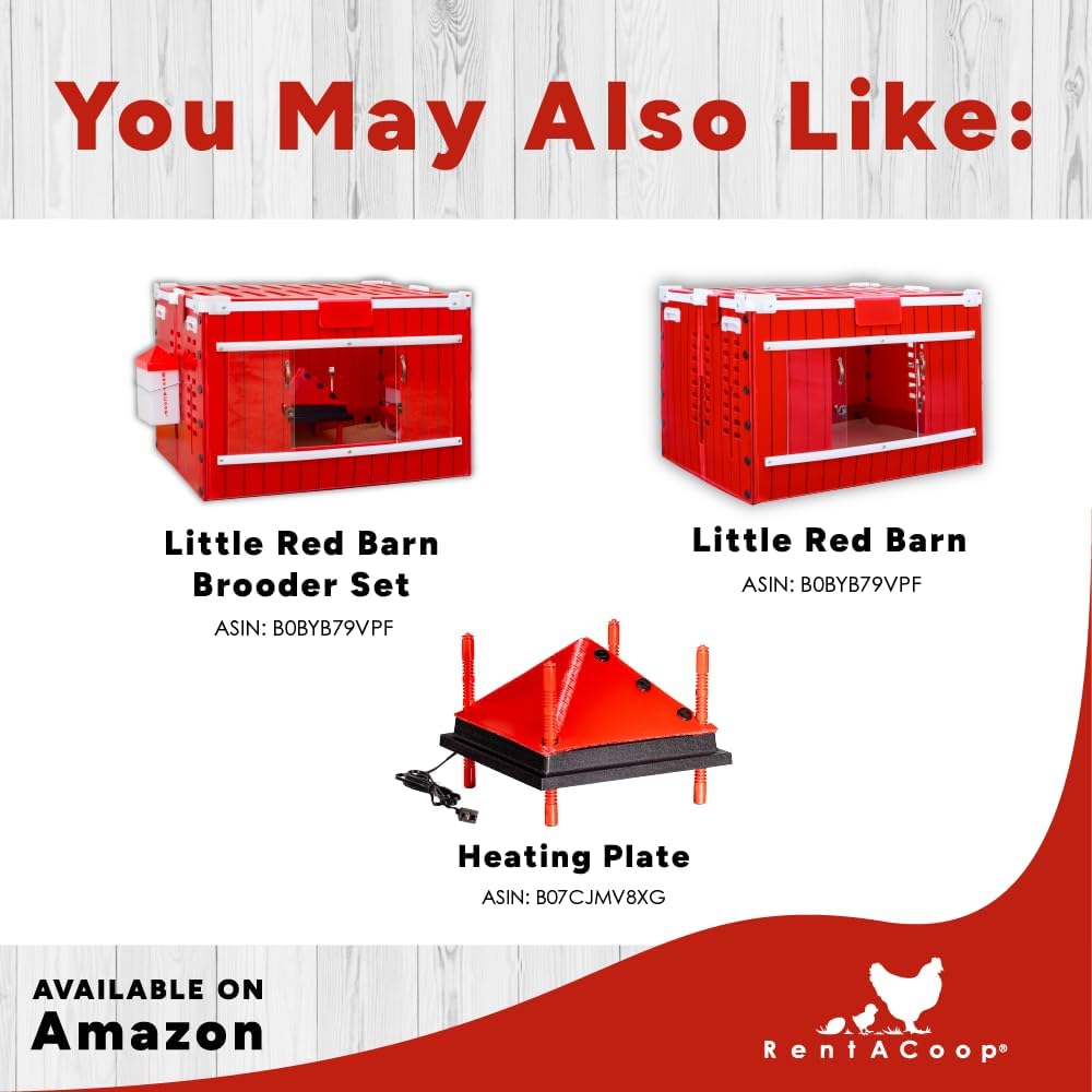 RentACoop Jute Brooder Liners for Little Red Barn Brooder - 4 Pack