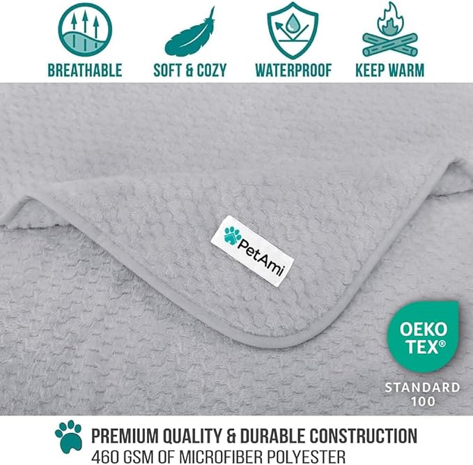 PetAmi Waterproof Dog Blanket, Leakproof Puppy Blanket - Image 3