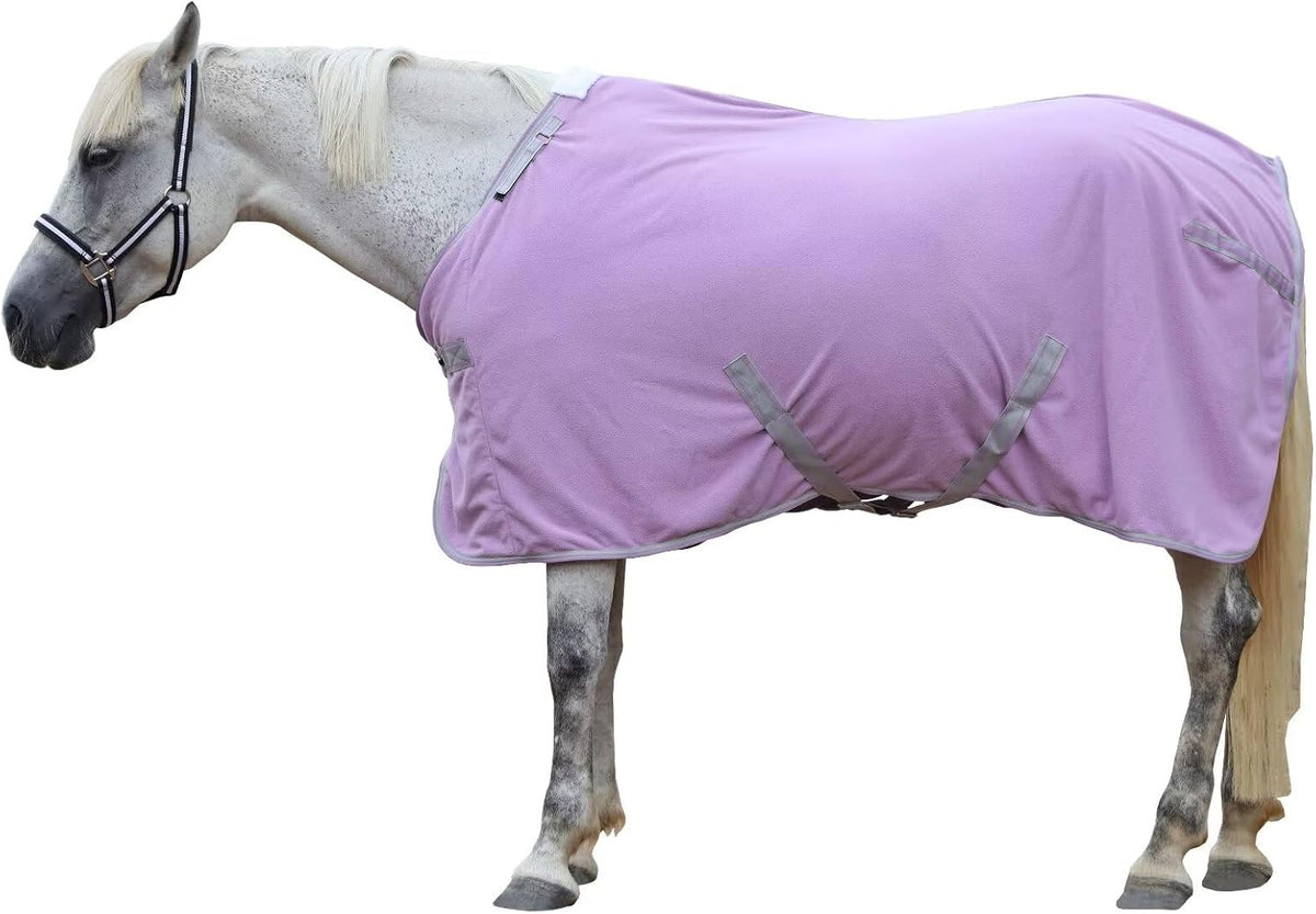 LEAFOREST Horse Fleece Blanket Exercise Cooler Liner Soft Moisture Wicking