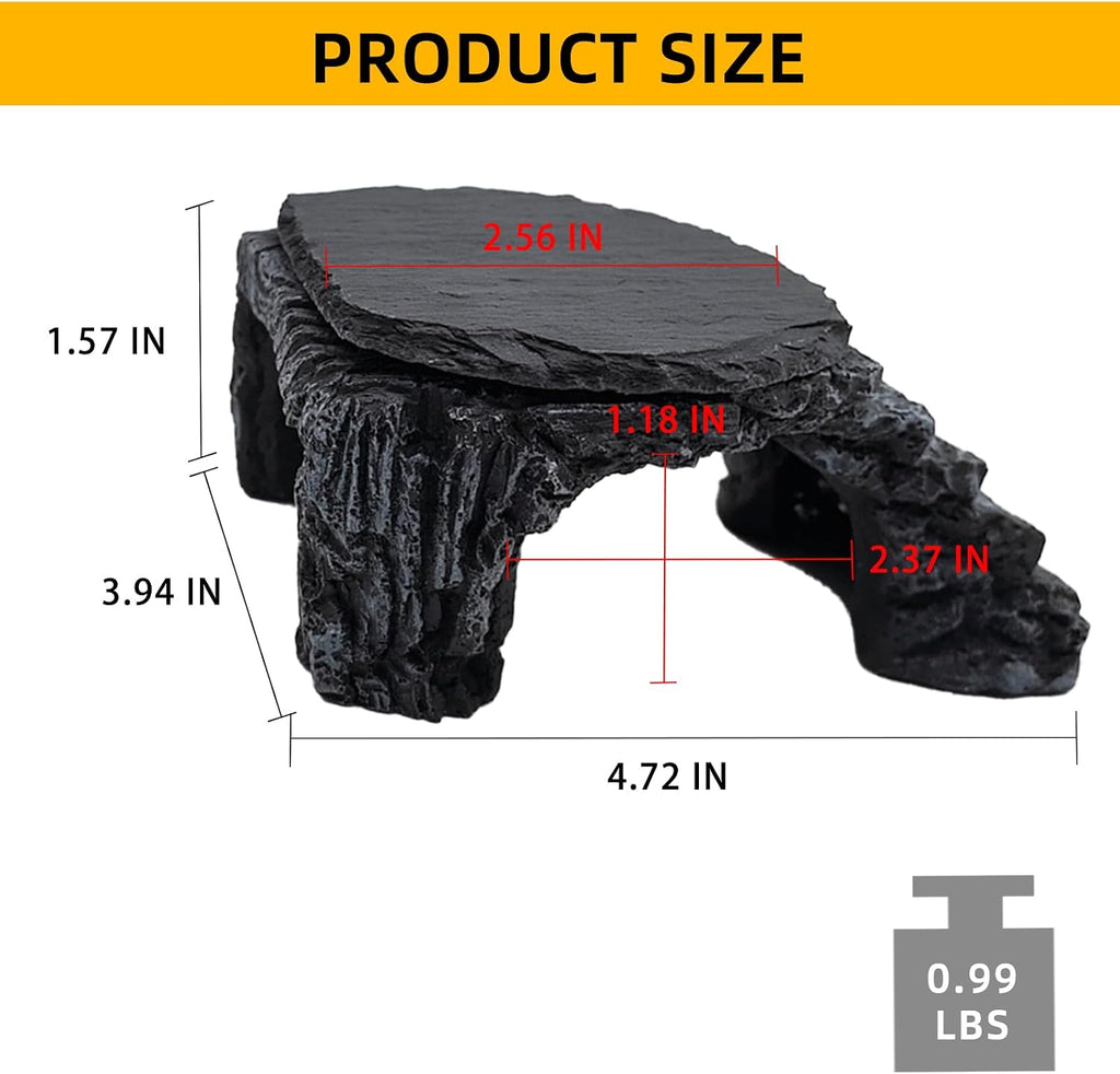 Reptile Basking Platform Crested Gecko Hide Leopard Gecko Tank Accessories