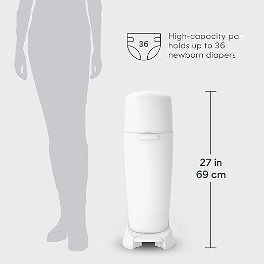 Diaper Genie Complete Pail | Includes 3 Refills that hold up to 810 - Image 12