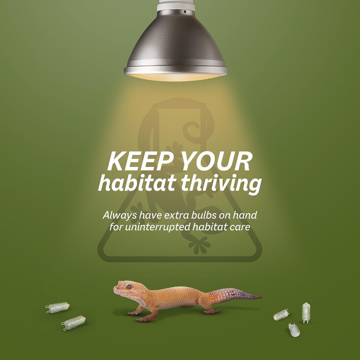 Reptile Systems Replacement Bulb Eco Halogen White Spot Lamp – White 100w, 2 Count – Replacement Bulb Kit for Reptiles & Amphibians – Light for Tanks, Vivariums & Crested Geckos