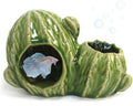 Green Aquarium Decor Ceramic Western Cactus Betta Fish Tank Cave