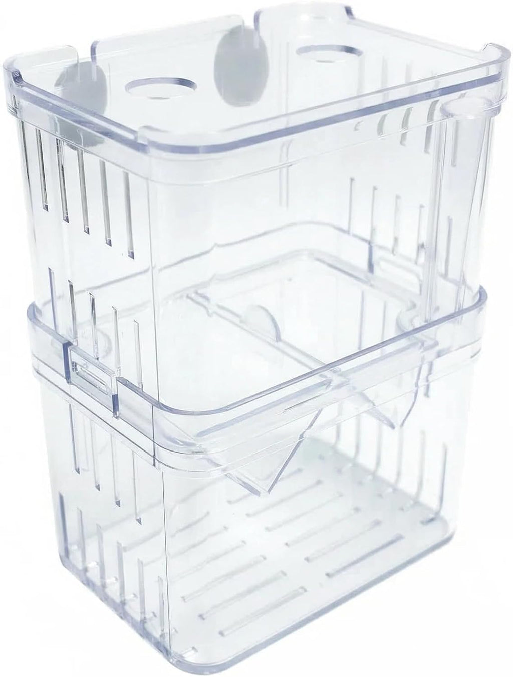 Mipukbay Medium Aquarium Isolation Breeding Box, Acrylic Transparent Aquarium Breeder Box for Fish Fry Hatching, Shrimp Breeding, Betta, Guppy, Killifish, Clownfish, Suitable for 5-40 Gallon Tanks