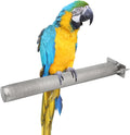 Hypeety Stainless Steel Bird Perch Durable Nail Trimming Stand for Cage, XL