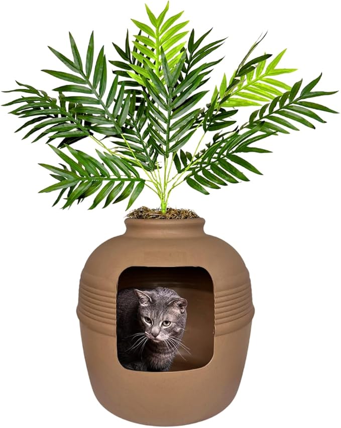 Good Pet Stuff Hidden Litter Box Planter, Decorative Cat Litter Enclosure by TheGoodPetStuffCompany