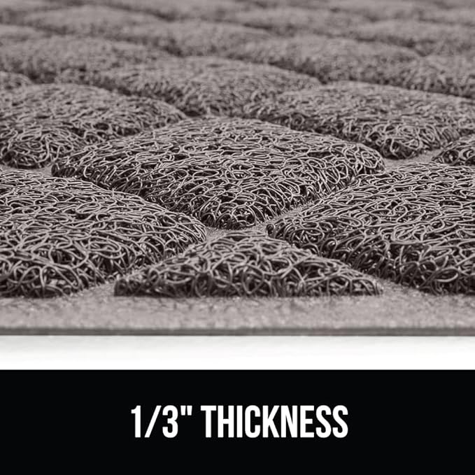 GORILLA GRIP Cat Litter Box Mat, 35x23 2 Pack, Water Resistant, US Designed - Image 9