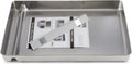 Stainless Steel Reusable Litter Tray Compatible with Petsafe Scoop-Free Self-Cleaning Cat Litter Boxes - Never Absorbs Odor, Stains, or Rusts (Stainless Steel Litter Tray)