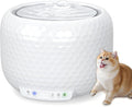 Wireless Cat Water Fountain with 5000mAh Rechargeable Battery, 1.8L/60ozCordless Pet Water Fountain with Ultra Quiet Pump, 2 Flow Modes Automatic Drinking Fountain for Cats & Small Dogs