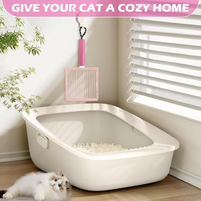Cat Litter Scoop, 2-in-1 Detachable Ergonomic Handle, Bar Grid Shape - Image 7