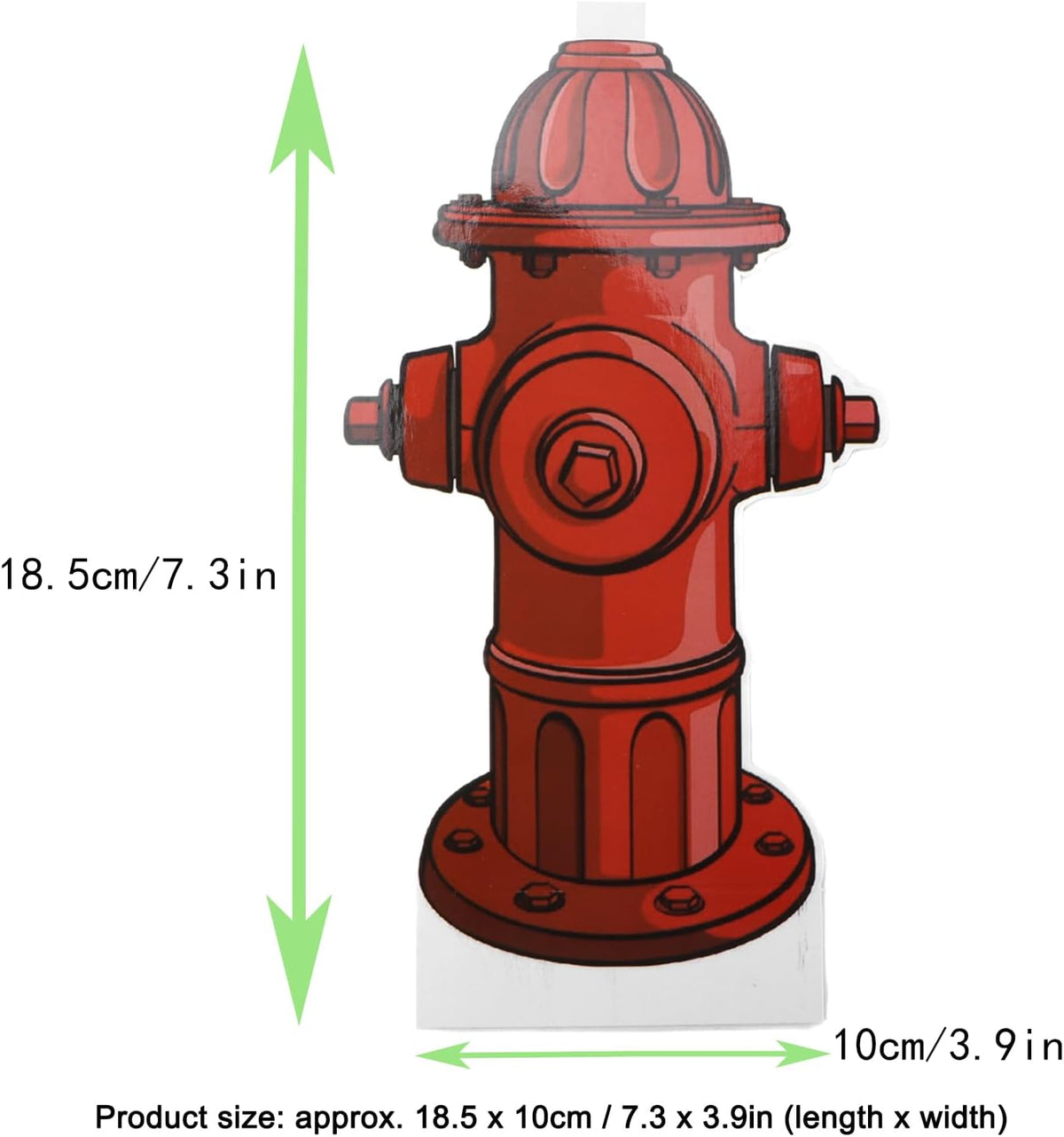 10PCS Dog Fire Hydrant Pee Post Paper, Fire Hydrant Trainer Paper, Fire Hydrant for Dogs to Pee On, for Puppy Pee Pad Pet Diaper (Excluding Pee Pad)