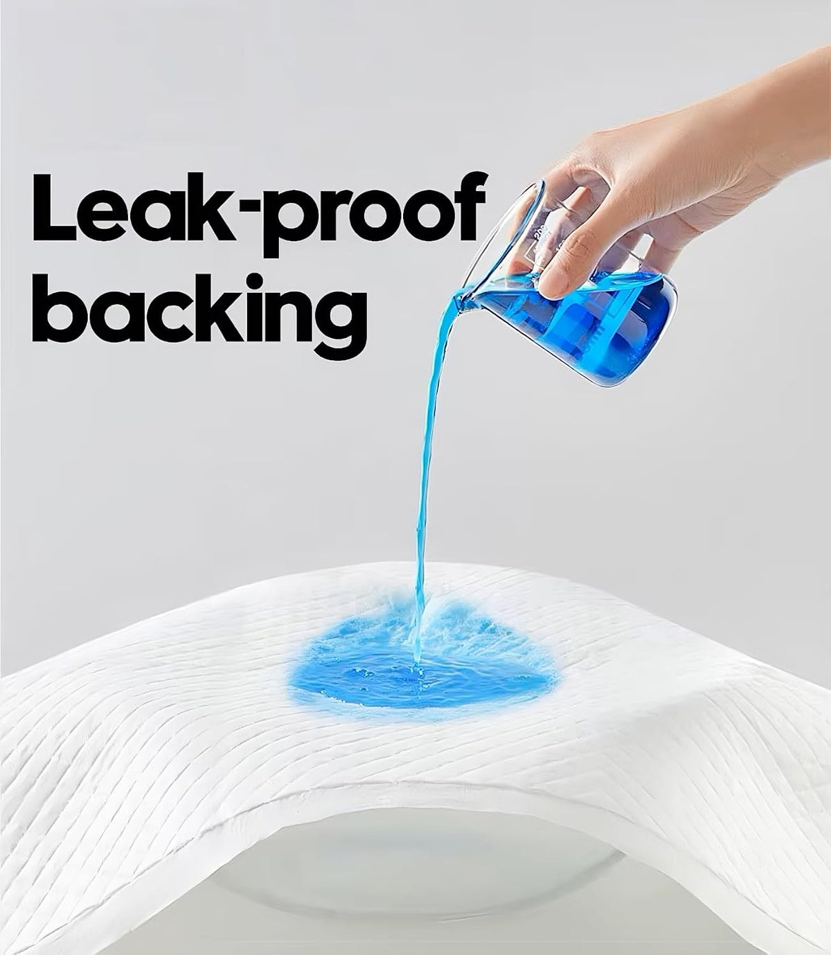 Aurora Pet Ultra-Absorbent Puppy Pee Pads – Large 24x24 Inch, Leak-Proof & Quick-Dry Potty Training Pads (40-Pack), Durable Protection for Dogs – Blue & White