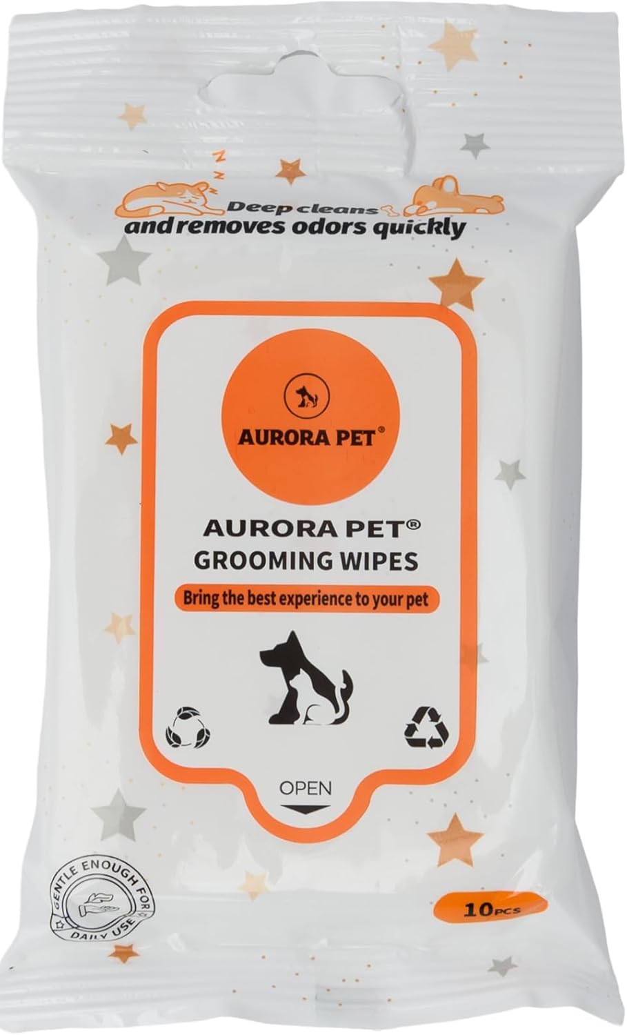 Cat Breeze Enhanced Cat Litter Pellets - Active Clean Scent, Refill 3.5 lb with Aurora Pet Wipes