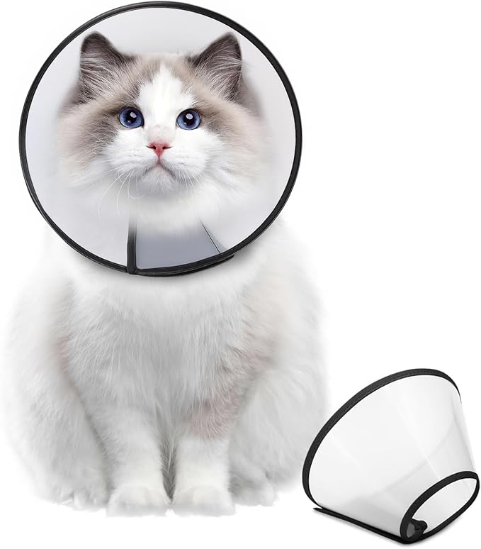 Supet Dog Cone Collar Adjustable After Surgery, Comfortable Pet Recovery Collar by Supet