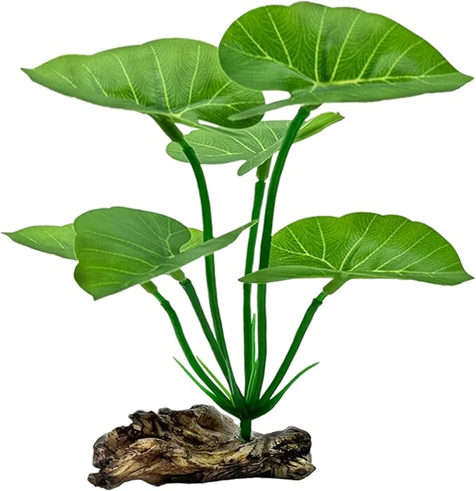 Silk Aquarium Plants Betta Fish Tanks Decor 6-in Soft Aquarium Decorations Fish by UreverFins